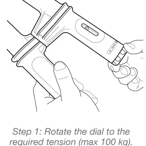 Alternative view of Tensioning Tool