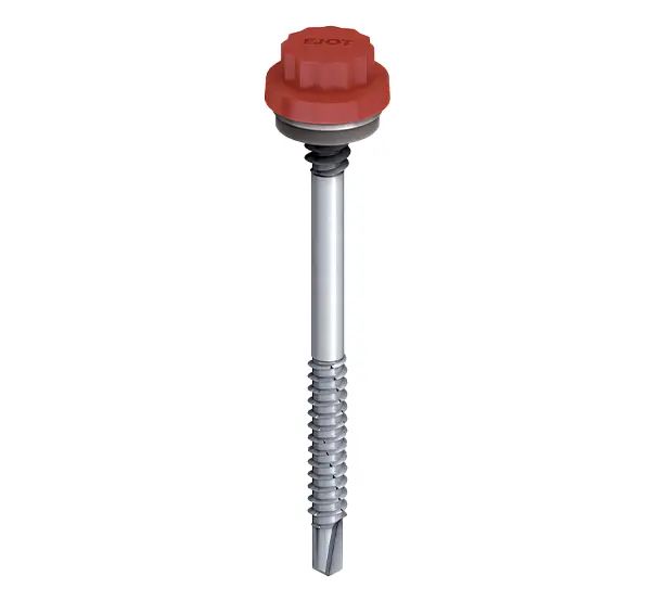 EJOT COLORFAST Carbon Steel Self-Drilling Fasteners - Light/Med Section High Thread