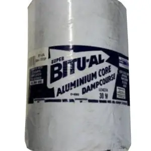Super BITU-AL - 0.45mm thick Aluminium Core Dampcourse 30m Roll